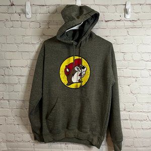 Buc-ee s Adult Long Sleeve Hoodie Size Small